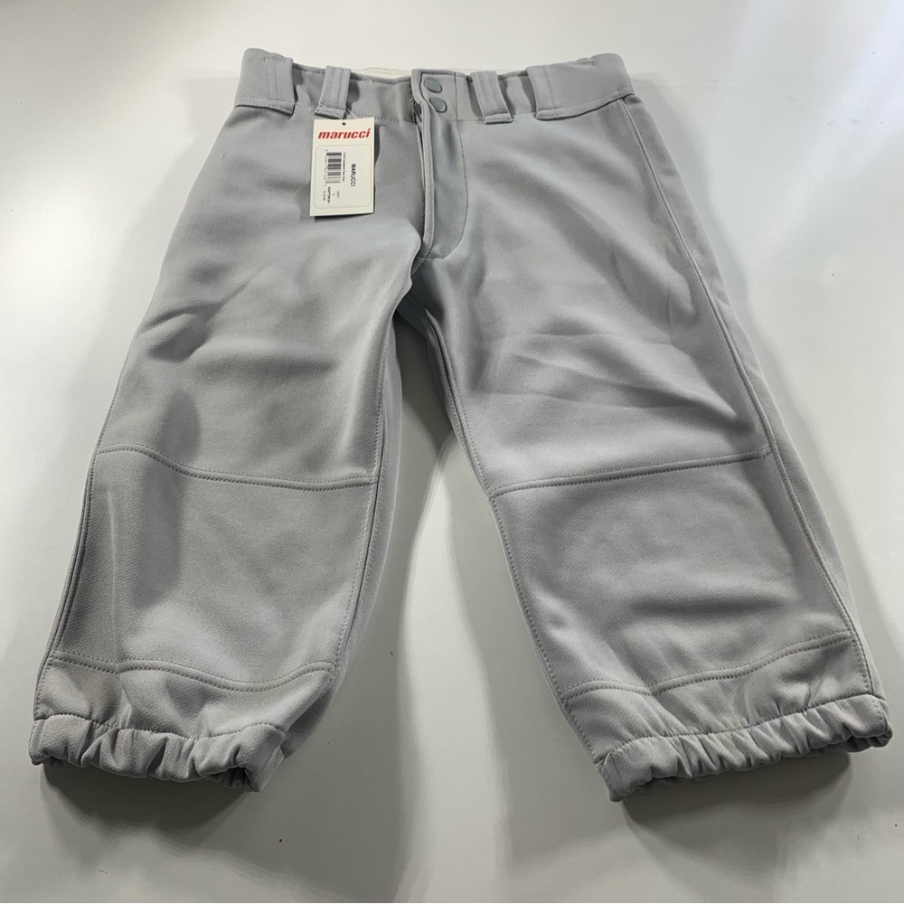 Marucci Youth Doubleknit Short Pants Gray Youth Large